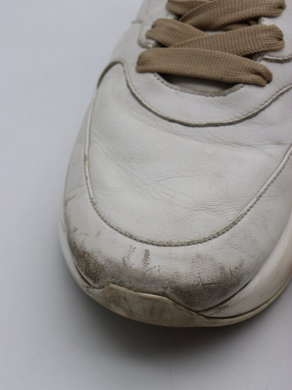 Alexander McQueen Oversized Runner Men's Size EU 44 White Leather Sneakers - Picture 15 of 15